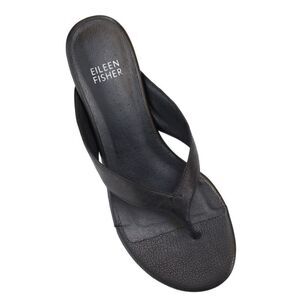 NWT Eileen Fisher “Erica “ black sandal  Size 8.5